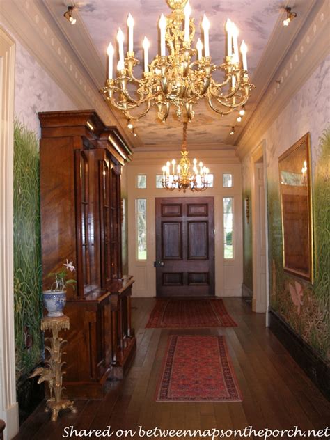 Plantation House Interior Design The Posts Are Carved From Cherry Or