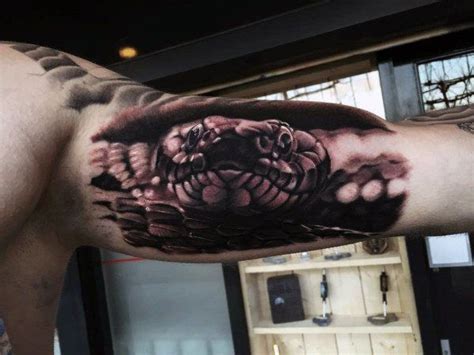 50 3d Snake Tattoo Designs Für Männer Reptil Tinten Ideen Mann Stil