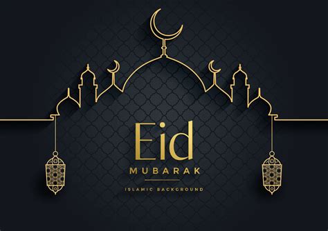 Eid Mubarak Greeting Background Template 2110490 Vector Art At Vecteezy