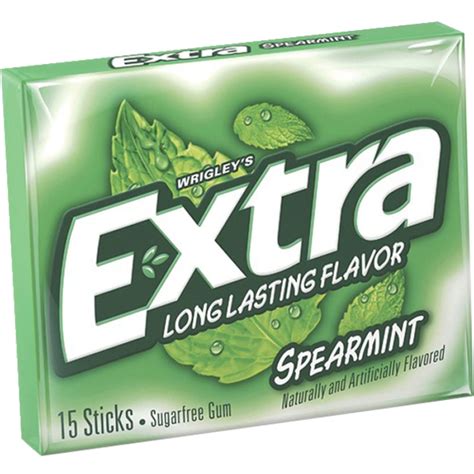Extra Spearmint Flavored Chewing Gum Health