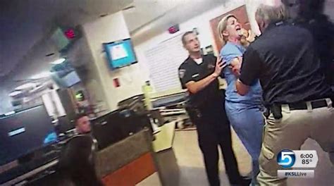 Shocking Video Shows Police Officer Arresting Nurse For Doing Her Job Video