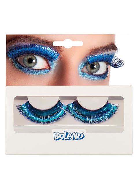 Eyelashes Blue Metallic
