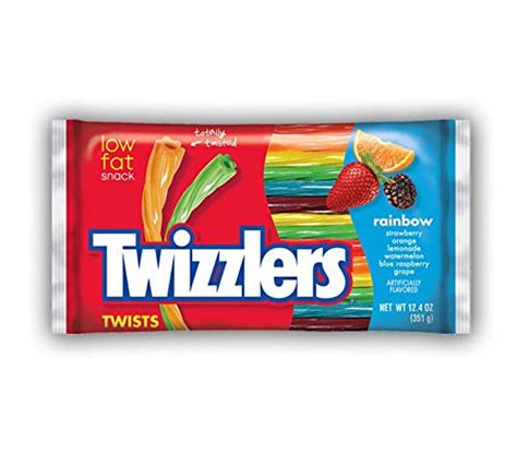 Twizzlers Rainbow Twists Assorted Sweets Candy Sticks Fruit Treats