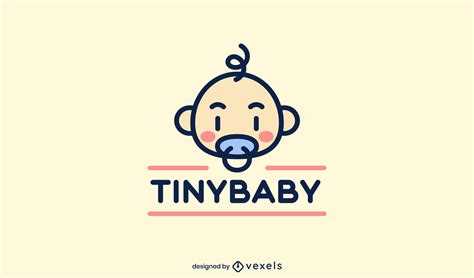 Cute Baby Logo Template Vector Download
