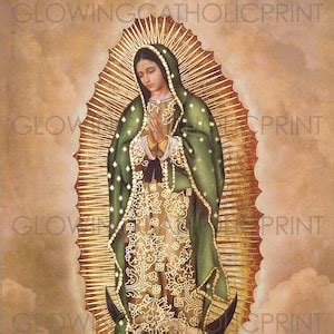 Nuestra Se Ora De Guadalupe Virgen Mar A Impresiones De Arte Religioso