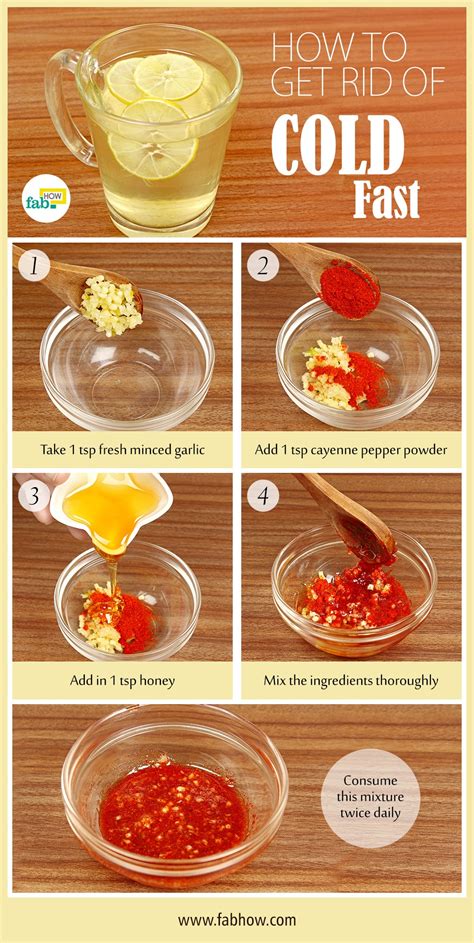 How To Get Rid Of A Cold Superfast With Home Remedies Fab How