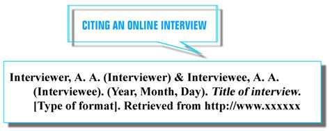 Find the list of all generic as instead, a personal interview should be referenced as a parenthetical citation. Citing Online Sources in APA Style for Your References ...