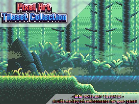 Pixel Art Tileset Collection By Untied Games