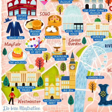 London Map Illustration On Behance