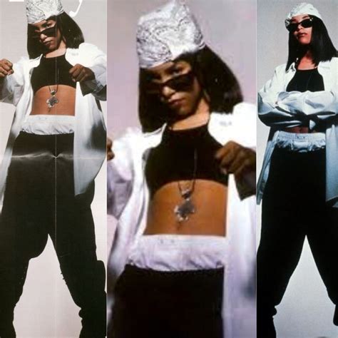 Aaliyah Haughton Aaliyah Style Hip Hop Outfits Fashion
