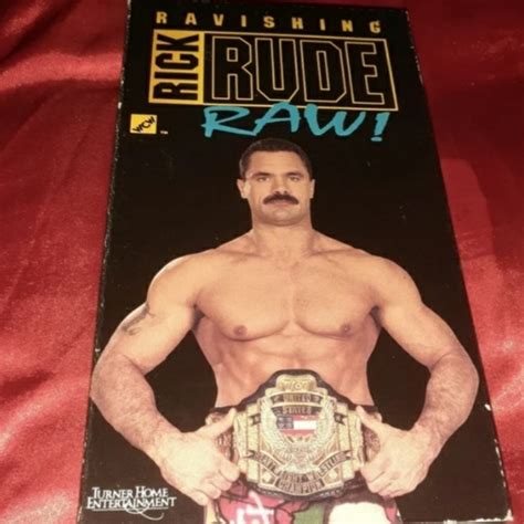 Wwe Media 993 Wcw Ravishing Rick Rude Raw Vhs Movie Vintage 9s Wwf