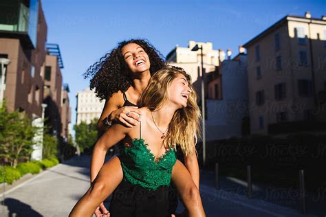 Exciting Girls Having Fun Together By Stocksy Contributor Michela Ravasio Stocksy