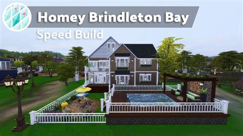 The Sims 4 Homey Brindleton Bay Speed Build Youtube