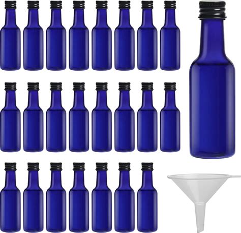 Belle Vous Bottigliette Per Liquori Blu 24pz Mini Bottiglie Alcolici