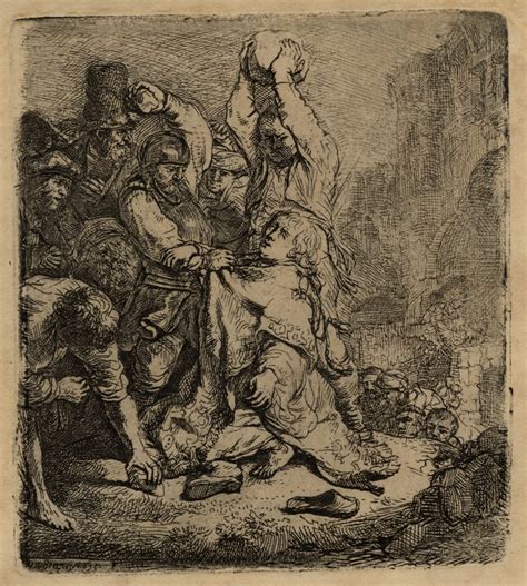 Rembrandt Van Rijn The Stoning Of St Stephen 1635 Eames Fine Art