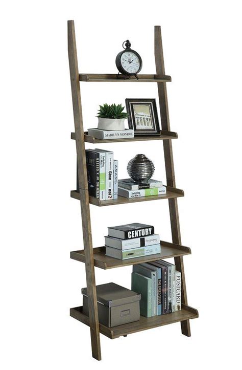 Gilliard Ladder Bookcase Ladder Shelf Decor Ladder Bookshelf