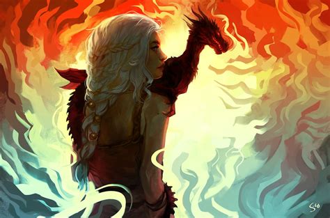 Daenerys Targaryen Dragons Fan Art