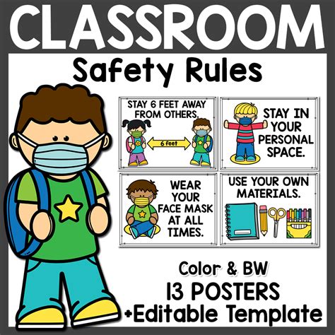 Classroom Safety Rules Posters Covid 19 Made By Teachers