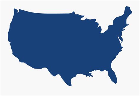 Us Map Outline Color Free Transparent Clipart Clipartkey