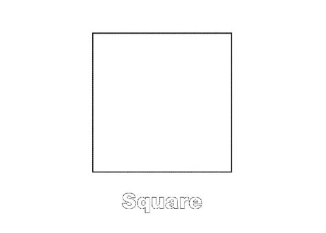 This square coloring worksheet includes the. Shapes coloring pages - Coloring pages