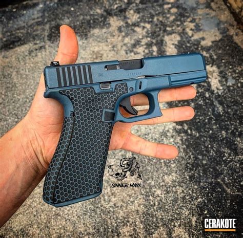 Two Toned Glock 17 With Cerakote H 146 And H 170 By Luke Hamilton