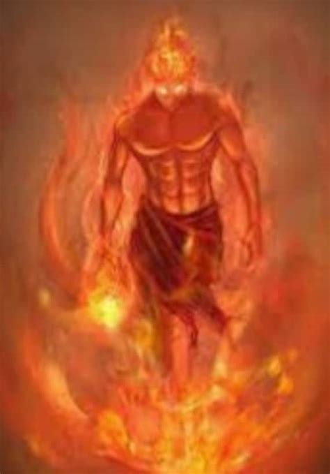 Elemental Fire Djinn Male Spirit Companion Direct Binding Etsy