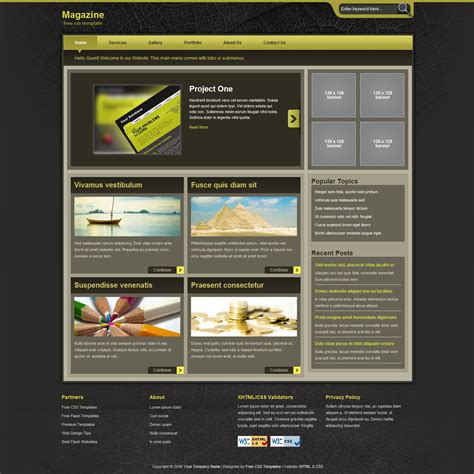 Website Templates Free Download Html With Css And Javascript Best Home Design Ideas