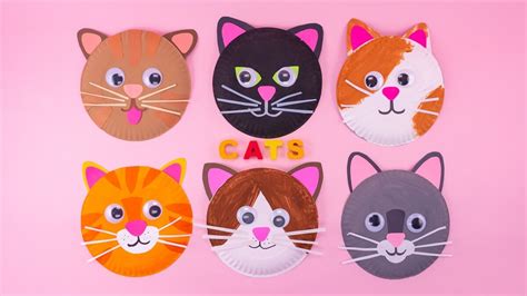 Paper Plate Cat Craft Tremendous Easy My Blog