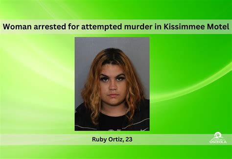 23 year old woman arrested for attempted murder in kissimmee motel