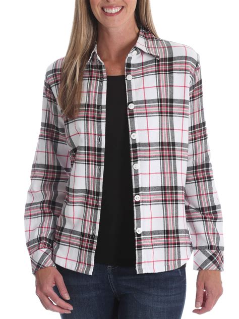 Sale Fleece Lined Flannel Jacket Women S In Stock