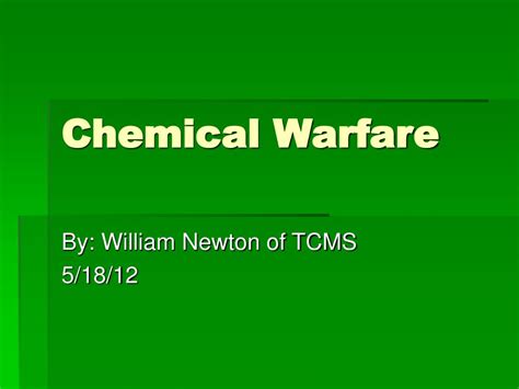Ppt Chemical Warfare Powerpoint Presentation Free Download Id5417862