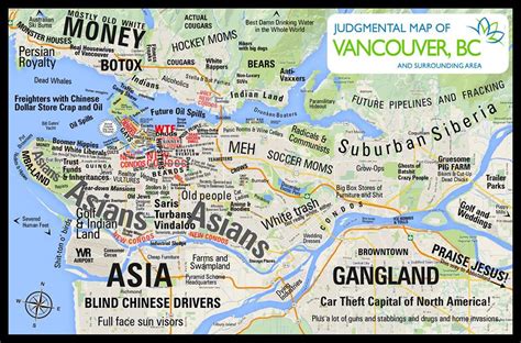 This Judgmental Map Of Vancouver Will Make You Uncomfortable News