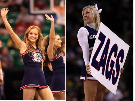 North Carolina Vs Gonzaga Which Teams Cheerleaders Reign Supreme