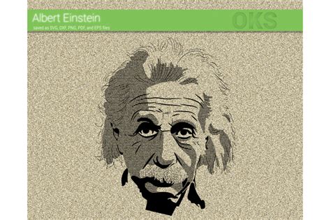 Albert Einstein Svg Svg Files Vector Clipart Cricut Download By