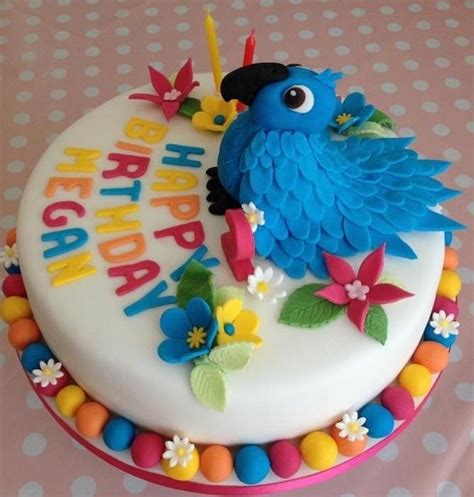 Rio The Parrot Birthday Cake Decorated Cake By Yummy Cakesdecor