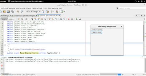 Java Buddy Javafx Example To Capture Screen Gui Nodes