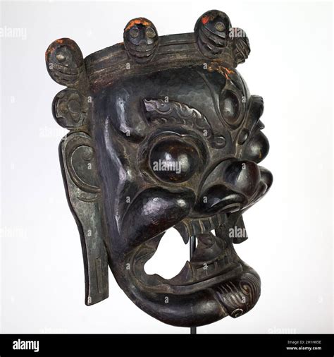 Antique Tibetan Mahakala Mask Th Century Buddhist Dharmapala