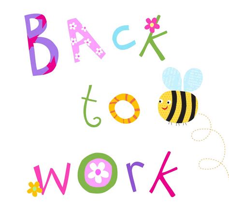 Welcome Back Clipart To Work Free Download On Clipartmag
