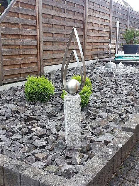 Außerdem bieten wir ihnen maßgeschneiderte sonderlösungen und designobjekte, bei denen ihre phantasie die einzige grenze ist. Edelstahl Granitsteinsäule Palisade Kerze ca.100cm mit ...
