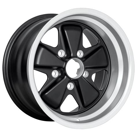 Original Fuchs Wheels For Porsche 15x9 Black ⋆ Wheels For Porsche ⋆