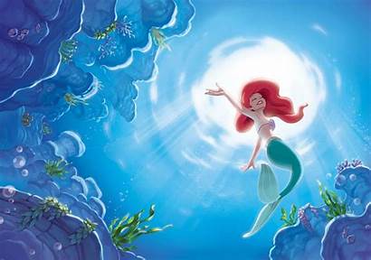 Mermaid Ariel Disney Wall Mural Murals Paper