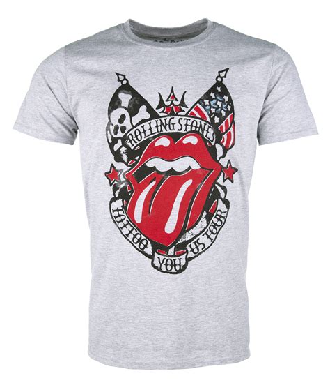 Trova una vasta selezione di rolling stones t shirt a prezzi vantaggiosi su ebay. Men's Grey The Rolling Stones Tattoo You US Tour T-Shirt