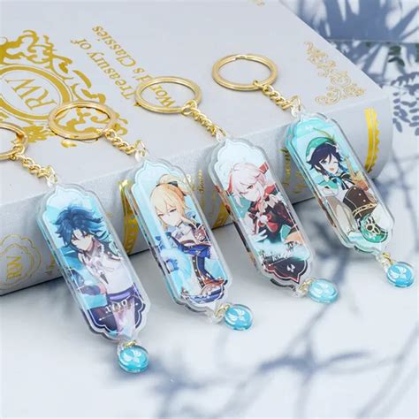 Genshin Impact Yoimiya Sayu Kaedehara Kazuha Kamisato Ayaka Keychain