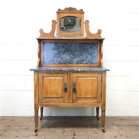 Antique Marble Top Washstand Cupboard M 2304 Penderyn Antiques