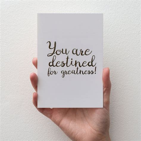 You Are Destined For Greatness Greeting Card Graduation Etsy New