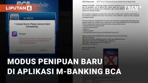 VIDEO Waspada Modus Penipuan Baru Di Aplikasi M Banking BCA Jangan