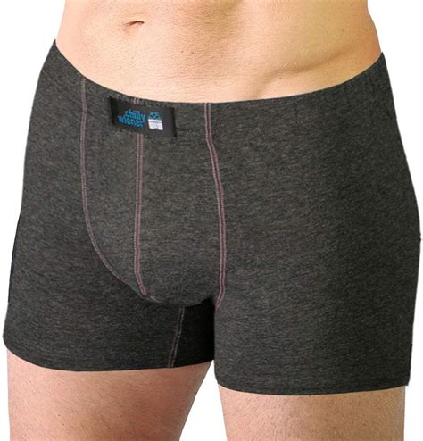 Bamboo Underwear Mens Boxer Briefs Pepperette Charcoal Bamboo