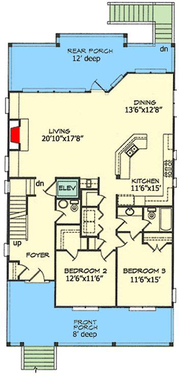 Our narrow lot house plan collection contains our most popular narrow house plans with a maximum width of 50'. Plan 15035NC: Narrow Lot Beach House Plan | Beach house ...