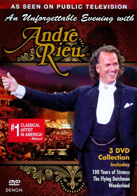 Best Buy Andre Rieu An Unforgettable Evening With Andre Rieu 3 Discs