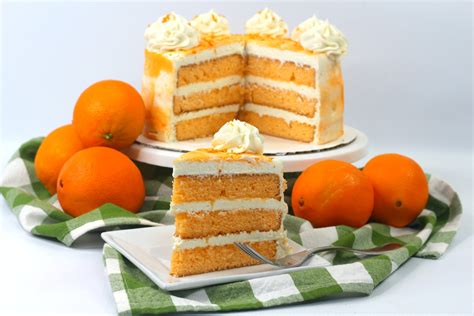 Luscious Layered Orange Cake Recipe Spring Dessert
